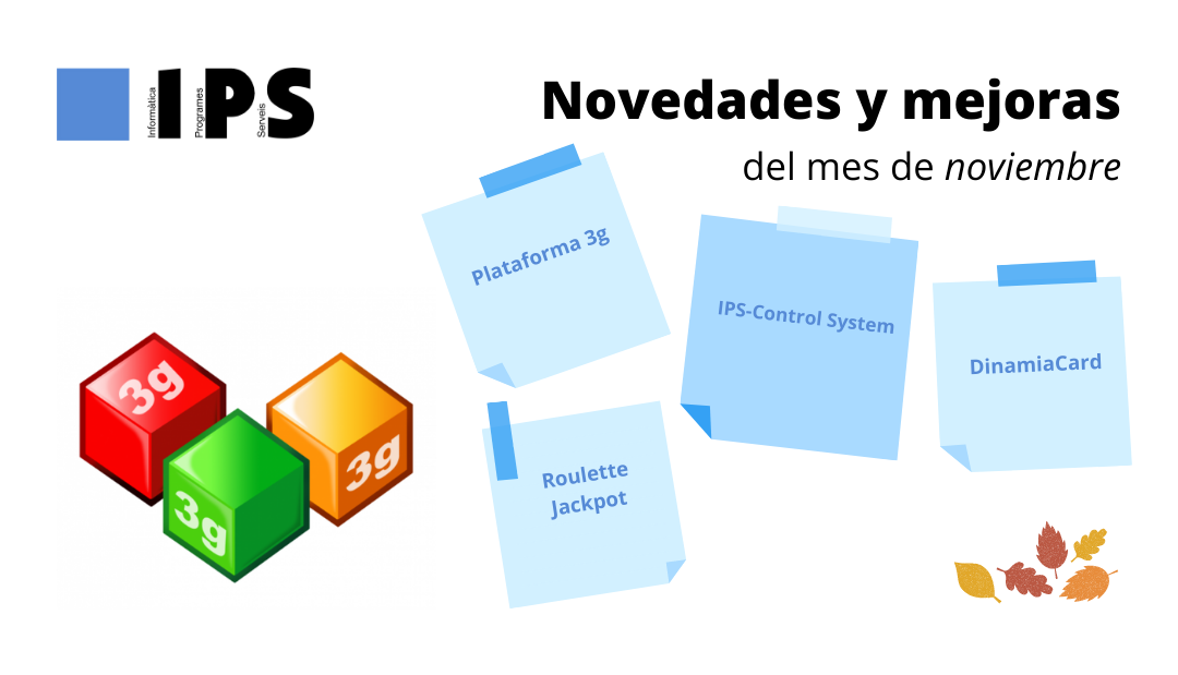Novedades y mejoras IPS de noviembre