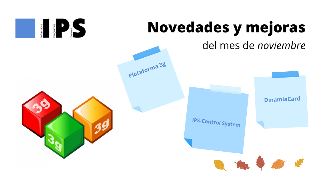 Novedades y mejoras del mes de noviembre