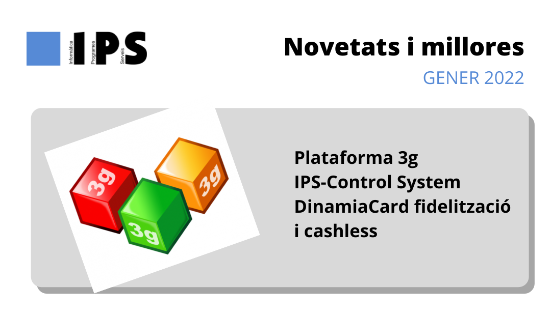 Novetats i millores gener 2022