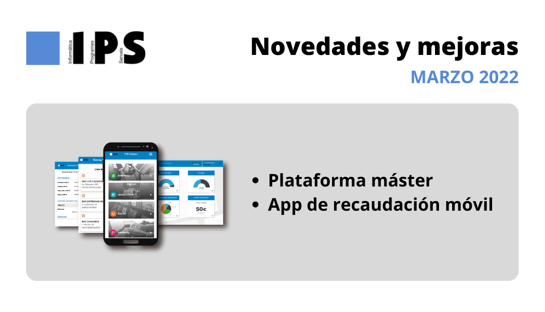 Novedades y mejoras de la Plataforma máster marzo 2022