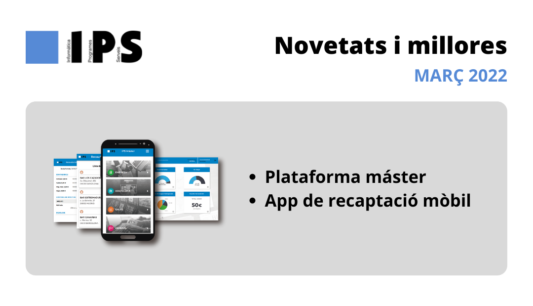 Novetats i millores de la Plataforma máster març 2022