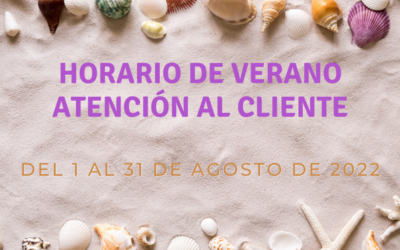 Horario de verano 2022 de Atención al cliente