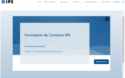 IPS lanza un nuevo Formulario de Contacto para mejorar la atención al cliente