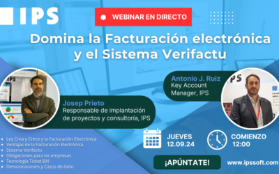#WebinarIPS | Domina la Facturación electrónica y el Sistema Verifactu