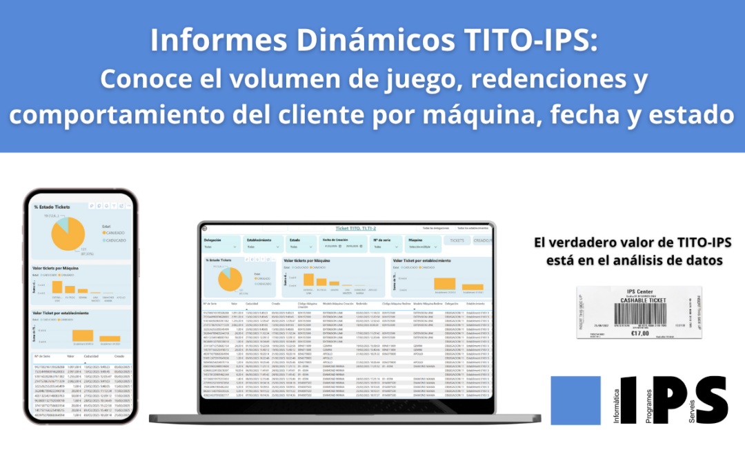 TITO-IPS: el sistema TITO más completo para salones de juego