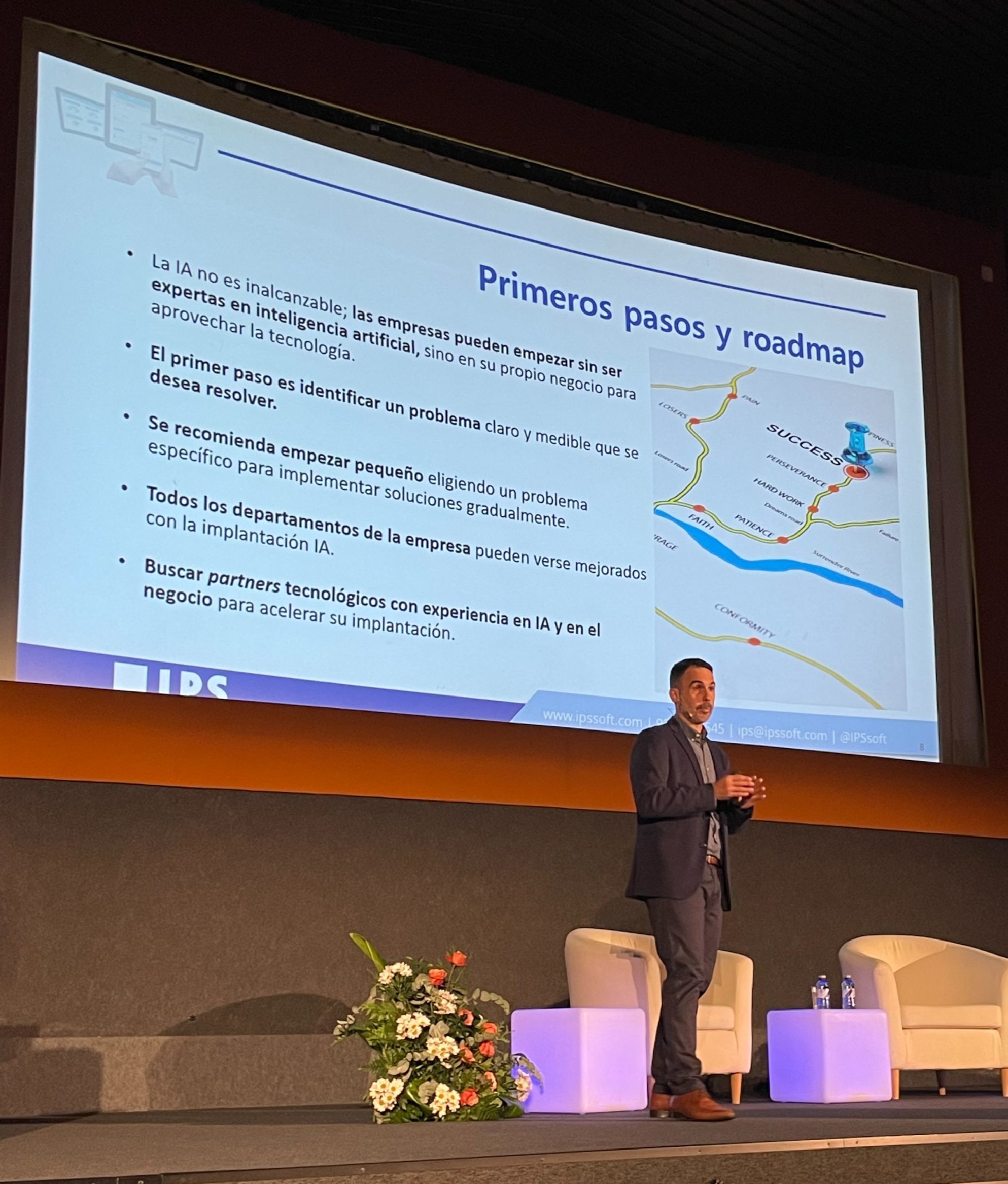 Primeros pasos para implantar IA en el sector recreativo — Conferencia IPS Josep Prieto presenta los primeros pasos para implantar Inteligencia Artificial en empresas del sector recreativo