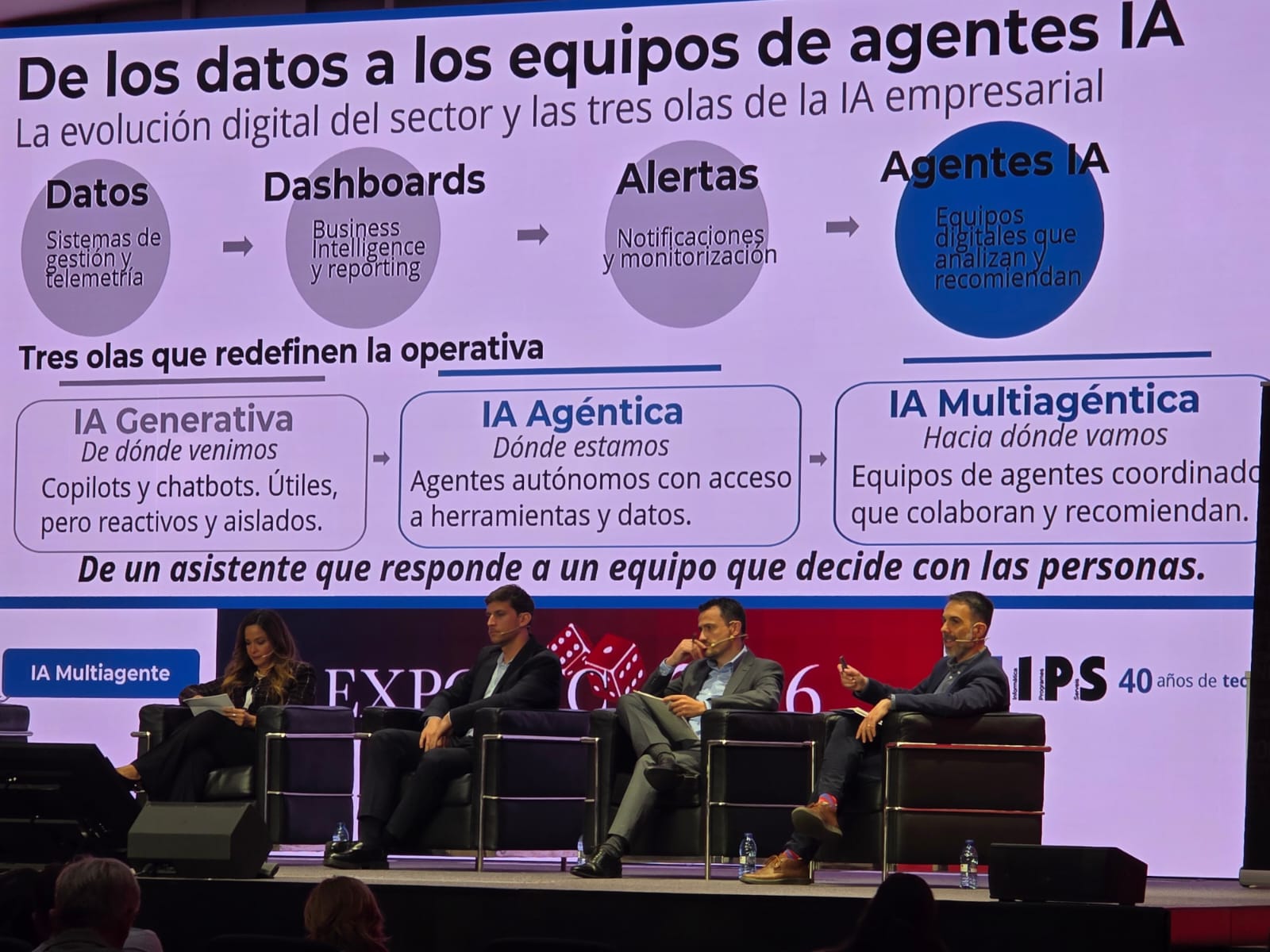 IPS comparte su visión sobre la IA multiagente y segura en Expojoc 2026